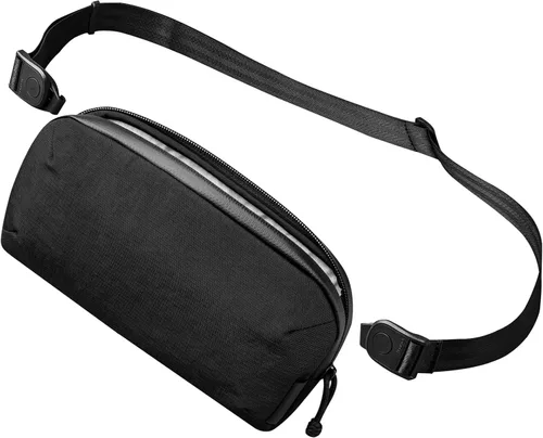 ALPAKA Flight Pouch Pro - Bolsa cruzada pequeña para teléfono con ranuras para tarjetas RFID, soporte para pasaporte, bolsa para teléfono de viaje