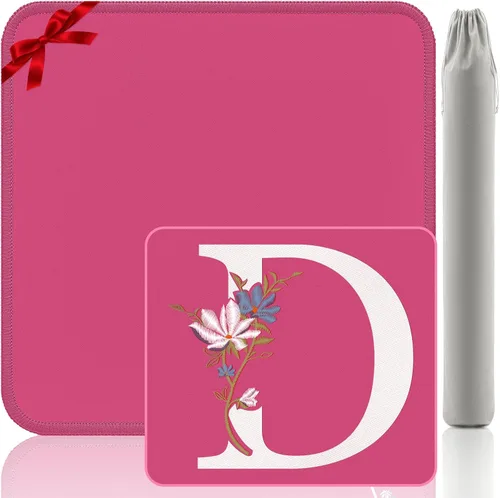 Miniatura 34 de Tapete Mahjong para mesa, neopreno antideslizante con reducción de ruido, 32.4 x 32.4 pulgadas, azul, perfecto para mahjong americano, póker