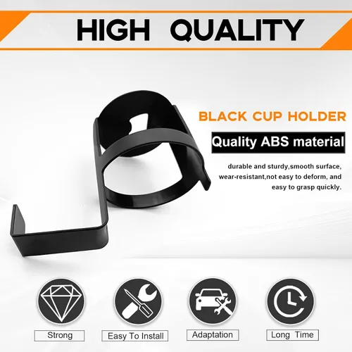 Miniatura 4 de Paquete de 2 portavasos para automóvil, impermeable y duradero, portátil, multifunción, accesorios de almacenamiento de tazas, universales