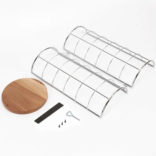 Miniatura 9 de NearMoon Soporte organizador de papel higiénico, almacenamiento independiente de 3 rollos de papel higiénico, accesorio de baño de metal, soporte