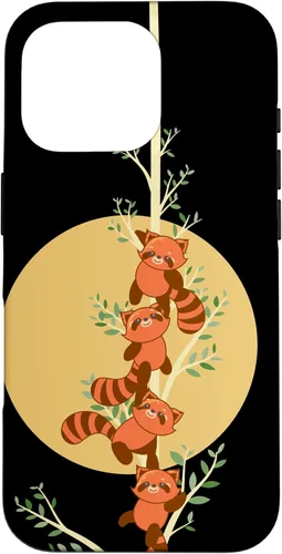 Miniatura 20 de Funda para iPhone 13 Pro Max Cute Red Panda Phone Case Red Panda Lover Case