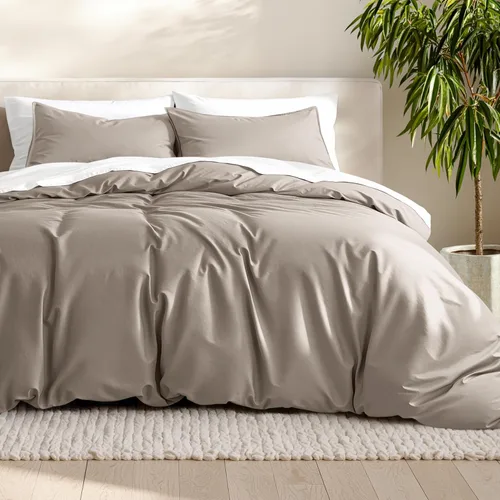 Miniatura 14 de Bare Home - Funda de edredón de ropa de cama extra larga - Colección premium de 1800 hilos súper suave - Funda de edredón ligera y fresca - Ropa