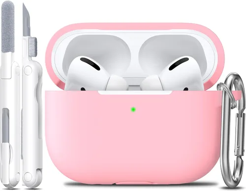 Miniatura 10 de Funda para AirPods con llavero, protección completa, de silicona, accesorios para AirPods, funda para hombres, mujeres y adolescentes, con estuche