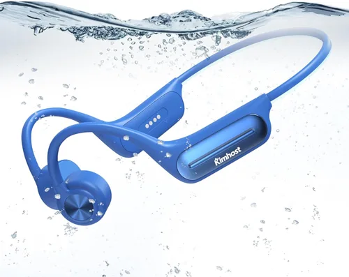 Auriculares de conducción ósea, auriculares de natación IP68, auriculares de conducción ósea con modo MP3, memoria de 32 GB de hasta 8 horas de