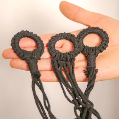 Miniatura 7 de YKBU Hamaca de animales de peluche, red colgante en la esquina, macramé, almacenamiento de animales de peluche, organizador de juguetes