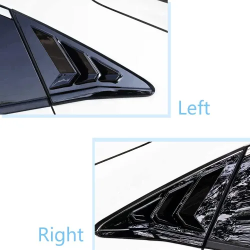 Miniatura 4 de Cubierta decorativa para ventana lateral trasera Honda Civic de 10ª generación 2016-2021, rejillas de ventilación de aire trasera, accesorios