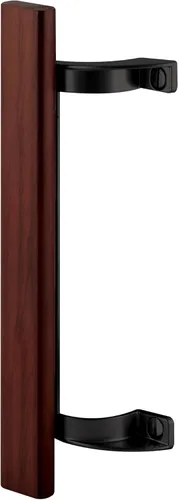 Prime-Line C 1190 Manija de tirador para puerta corredera de vidrio, de 6-1/2 pulgadas a 6-5/8 pulgadas de centros de agujero, soportes de fundición