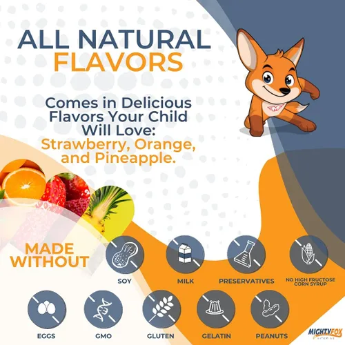Miniatura 5 de Gomitas multivitamínicas para niños, sin OMG, sin gluten, veganas multivitamínicas con vitamina C, B3, B5, B6, B12, zinc, 100 unidades, 1 paquete