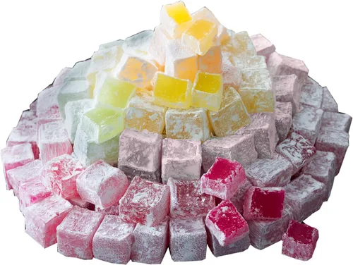 Miniatura 7 de Cerez Pazari Delicia turca con sabores de mezcla de rosa, naranja y limón, 8.1 onzas, caja de regalo gourmet de bocadillos de tamaño pequeño, sin