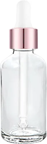 Miniatura 13 de Paquete de 48 Botellas Cuentagotas de Vidrio Transparente de 1 oz, Botellas Cuentagotas con Cuentagotas de Vidrio para Aceites Esenciales, Perfumes