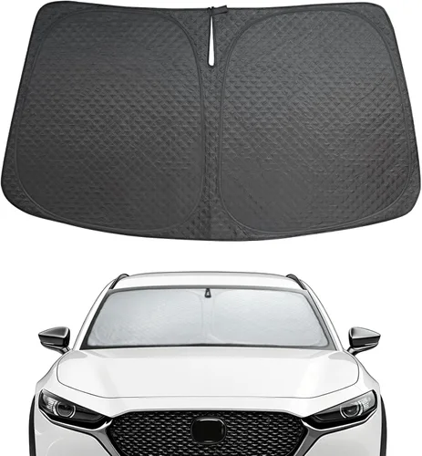 Miniatura 47 de Parasol para parabrisas para BMW X3 2018-2024, 5 capas de burbujas, plegable, grueso, accesorios de protección para visera frontal, bloquea el calor