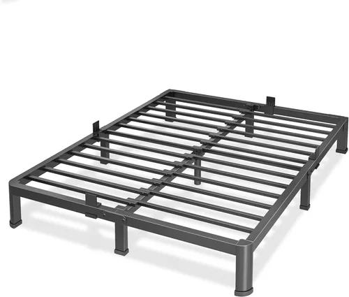 Miniatura 13 de Superay Marco de Cama de Plataforma de Metal Tamaño Twin de 16 Pulgadas con Esquinas Redondas, Espacio de Almacenamiento Debajo del Marco de Cama