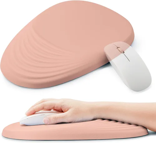Miniatura 23 de Dumpster on Fire - Alfombrilla ergonómica para mouse – Reposamuñecas de espuma viscoelástica para túnel carpiano y alivio del dolor, base 22