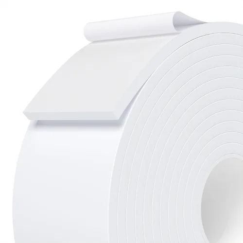 Miniatura 17 de Burlete Sello para Puerta Blanco, 1 Pulgada de Ancho X 1/4 Pulgada de Grosor, Sello de Ventana de Aire Acondicionado, Cinta de Espuma Autoadhesiva