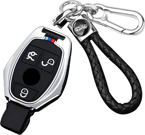 Miniatura 8 de ontto Funda para llavero para Mercedes-Benz Clase B C E S G M V Clase CLA