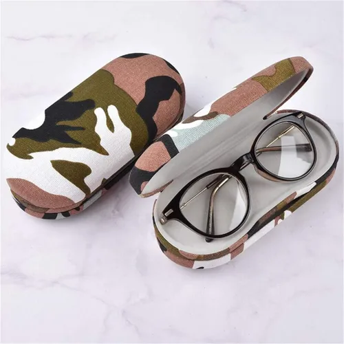 Miniatura 4 de Kanasi Estuche para lentes de contacto con removedor de pinzas de espejo, estuche doble para anteojos 2 en 1, caja de lentes de contacto portátil