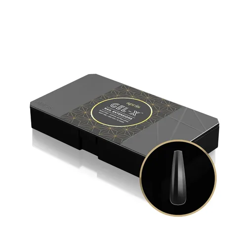 Apres Nail Gel-X - Caja de puntas esculpidas extra larga | 250 puntas Gel-X | Calidad premium | 10 tamaños 0-9 | No tamaño 00 incluido | Versión 2022