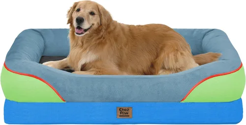 Miniatura 32 de Cama ortopédica grande lavable para perros, sofá XL para perros, cama de cuatro lados para perros, impermeable, antideslizante, para perros de gran