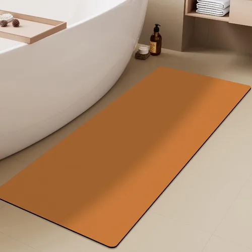 Miniatura 42 de TYUU Tapete de Baño de Halloween, Alfombra de Baño de Halloween Delgada Antideslizante de Secado Rápido Tapete de Baño de Murciélago que Cabe Debajo