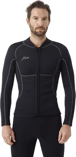 Miniatura 2 de Hevto - Traje de neopreno para hombre, 3/2 mm, chaqueta para surf, natación, cremallera frontal, para deportes acuáticos