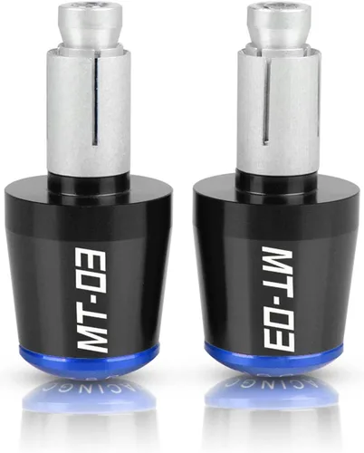 Miniatura 4 de Para Yamaha MT-03 MT03 MT 03 2014 2015 2016 2017 2018 2019 2020 motocicleta 0.866 in Agarres manillar extremos de la barra tapas tapón deslizante