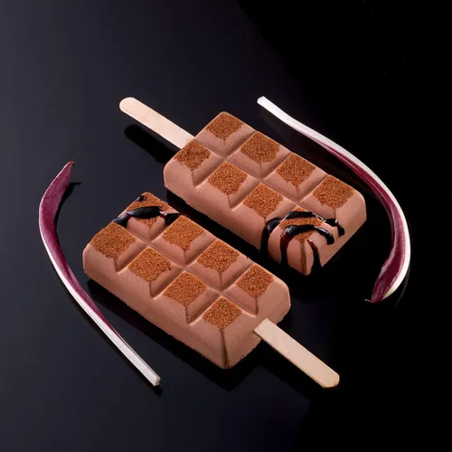Miniatura 5 de Silikomart Molde de silicona para barra de helado, juego de 2, Chocostick