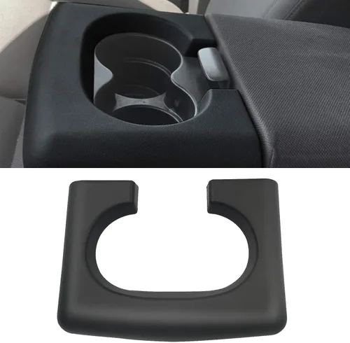 Jaronx Compatible con Ford F150 - Repuesto de almohadilla para portavasos 2004-2014, asiento de banco, consola central, portavasos de repuesto Negro