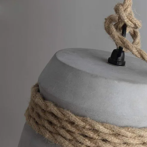 Miniatura 4 de Lámpara cubierta de cuerda de 25 pies, cable trenzado PRUNLLA vintage 18/2, cuerda de cáñamo eléctrica industrial, estilo antiguo de calibre 18