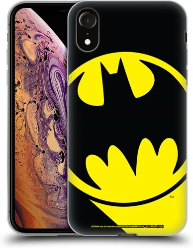 Miniatura 386 de Head Case Designs Funda de gel con licencia oficial de Batman DC Comics Bat Signal Logos [protección de grado militar] compatible con Apple iPhone 7