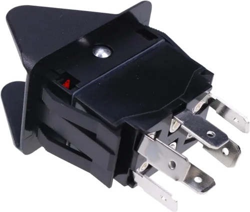 Miniatura 4 de JZGRDN Interruptor basculante de 6 terminales 30T37620 compatible con camión volquete Muncie