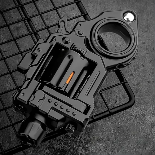 Miniatura 2 de Juguetes de Metal para Girar para Adultos Pistola: Fidget Spinner Juguetes de Girar Geniales para Hombres Anillo de Spinner para Alivio del Estrés
