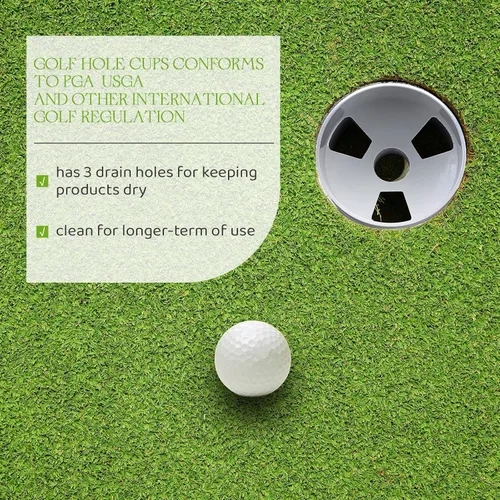 Miniatura 5 de Leitee Taza de golf para práctica de práctica de agujero verde ABS plástico para patio trasero al aire libre