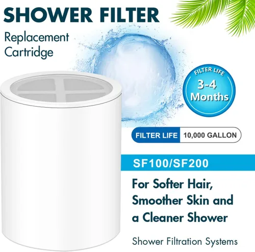 Miniatura 2 de Filtro de ducha de 20 etapas compatible con Aqua bliss SF100 / SF220 cartucho de filtro para agua dura, filtro de ducha de repuesto para cabezal