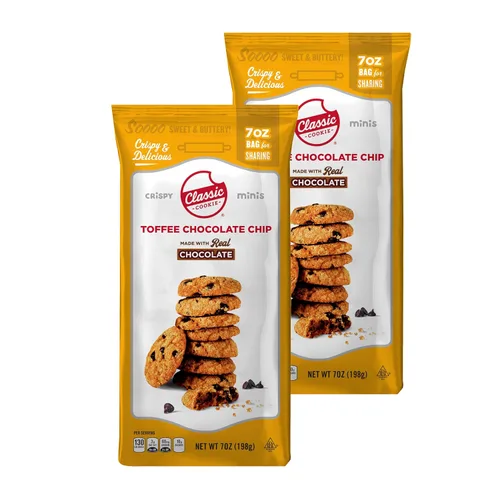 Miniatura 9 de Classic Cookie, Mini galletas crujientes, brownie de chocolate doble de 7 onzas, 2 bolsas