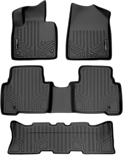 Miniatura 17 de MAXLINER - Tapete de suelo para todo tipo de clima para Hyundai Santa Fe 2013-2018 Negro