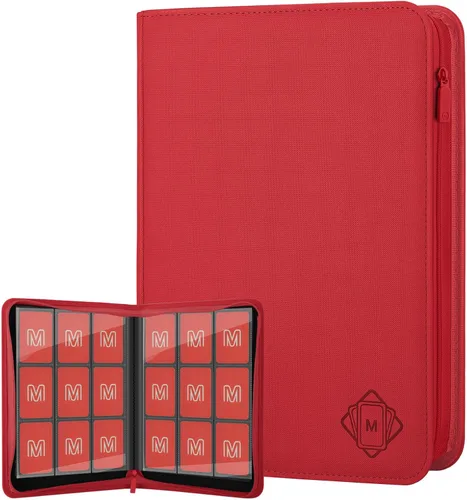 Miniatura 26 de Carpeta de Tarjetas Premium de 16 Bolsillos, Carpeta de Tarjetas de Intercambio Sostiene hasta 1000+ Tarjetas Álbum de Colección de Tarjetas 44 negro
