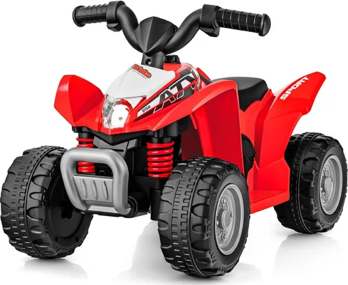 Miniatura 10 de OLAKIDS Cuatrimoto para niños, vehículo eléctrico de 6 V para niños pequeños, coche de juguete motorizado de 4 ruedas con batería para niños y niñas