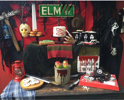 Miniatura 2 de flinelife Cartel de Elm Street, 16x6, Colección de Carteles de Terror - Perfecto para Amantes de las Películas de Horror