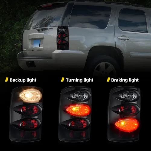 Miniatura 3 de DWVO Luces traseras compatibles con Chevy Suburban Tahoe GMC Yukon SLT 2000 2001 2002 2003 2004 2005 2006 Chevy Suburban Tahoe GMC Yukon SLT (XL)