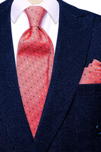 Miniatura 161 de Hi-Tie Corbata clásica de cachemira para hombre con pañuelo y gemelos a cuadros