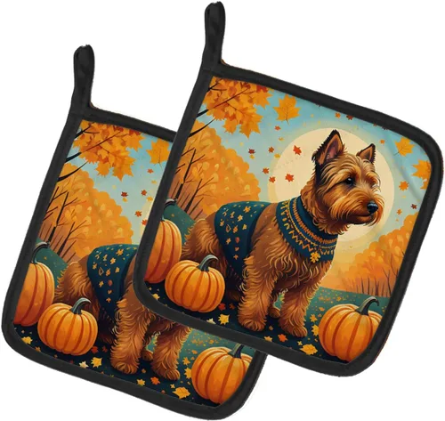 Miniatura 48 de Caroline's Treasures DAC1022PTHD Border Collie - Juego de soportes para ollas resistentes al calor, almohadillas calientes para horno, para cocinar