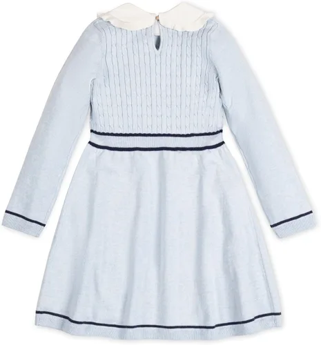 Miniatura 3 de Hope & Henry Vestido Ponte de aspecto francés con lazo para niña