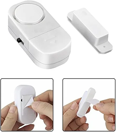 Miniatura 5 de Alarma de seguridad personal para ventana y puerta con sensor inalámbrico, 10