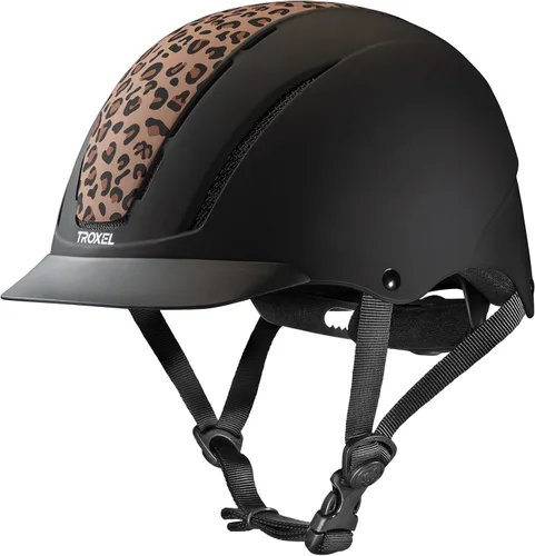 Miniatura 12 de Troxel Spirit - Casco de equitación de cobertura completa, diseño ajustable de perfil bajo, equipo de equitación de seguridad Negro