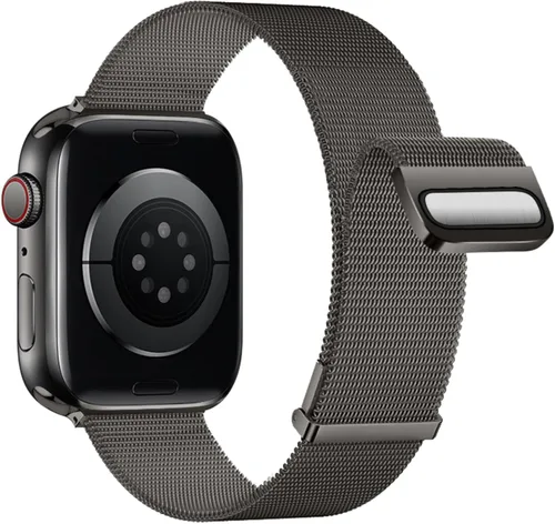 Miniatura 15 de QOKNUL Compatible con correas de Apple Watch de 1.929 in, 1.811 in, 1.772 in, 1.732 in, 1.654 in, 1.614 in, 1.575 in, 1.496 in, correa de malla