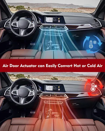Miniatura 4 de Actuador de puerta de mezcla de calentador HAVC A/C con control de recirculación de aire, compatible con 2011-2014 para Hyundai para Accent