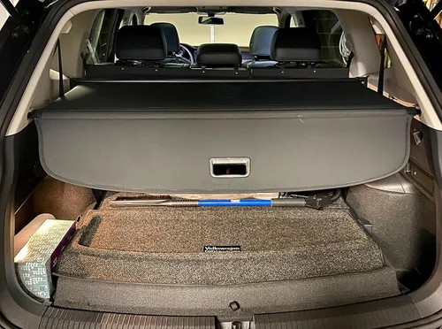 Miniatura 8 de Cubierta de carga para VW Tiguan 2018-2024 – Protector retráctil para maletero sin huecos (no para 2025), pantalla de seguridad Tonneau cubierta