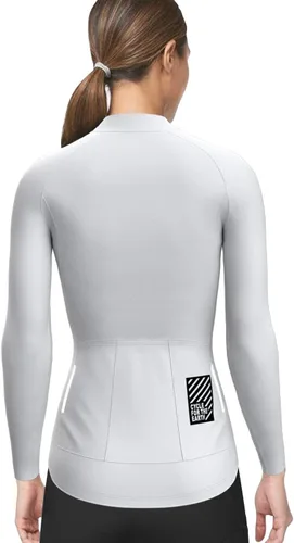 Miniatura 6 de Wulibike Maillot de ciclismo para mujer, manga larga, con bolsillos