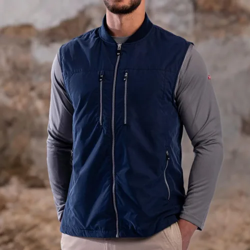 Miniatura 6 de SCOTTeVEST Chaleco de viaje 101 para hombre, 9 bolsillos ocultos, chaleco repelente al agua transpirable para viajes, senderismo, golf y más