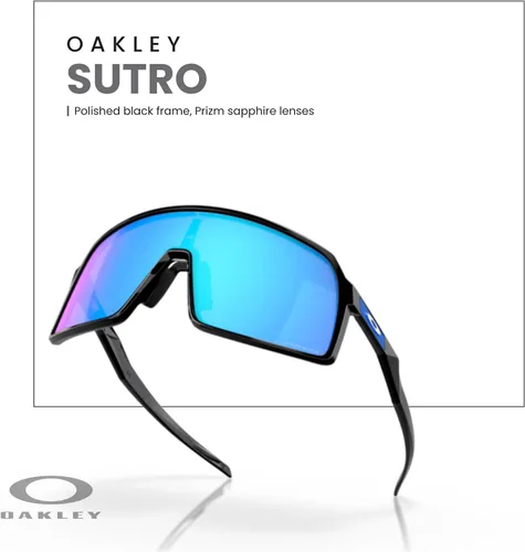 Miniatura 54 de Oakley Sutro OO9406 / OO9462 - Lentes de sol para hombre, kit de correa de accesorios, bolsa de microfibra
